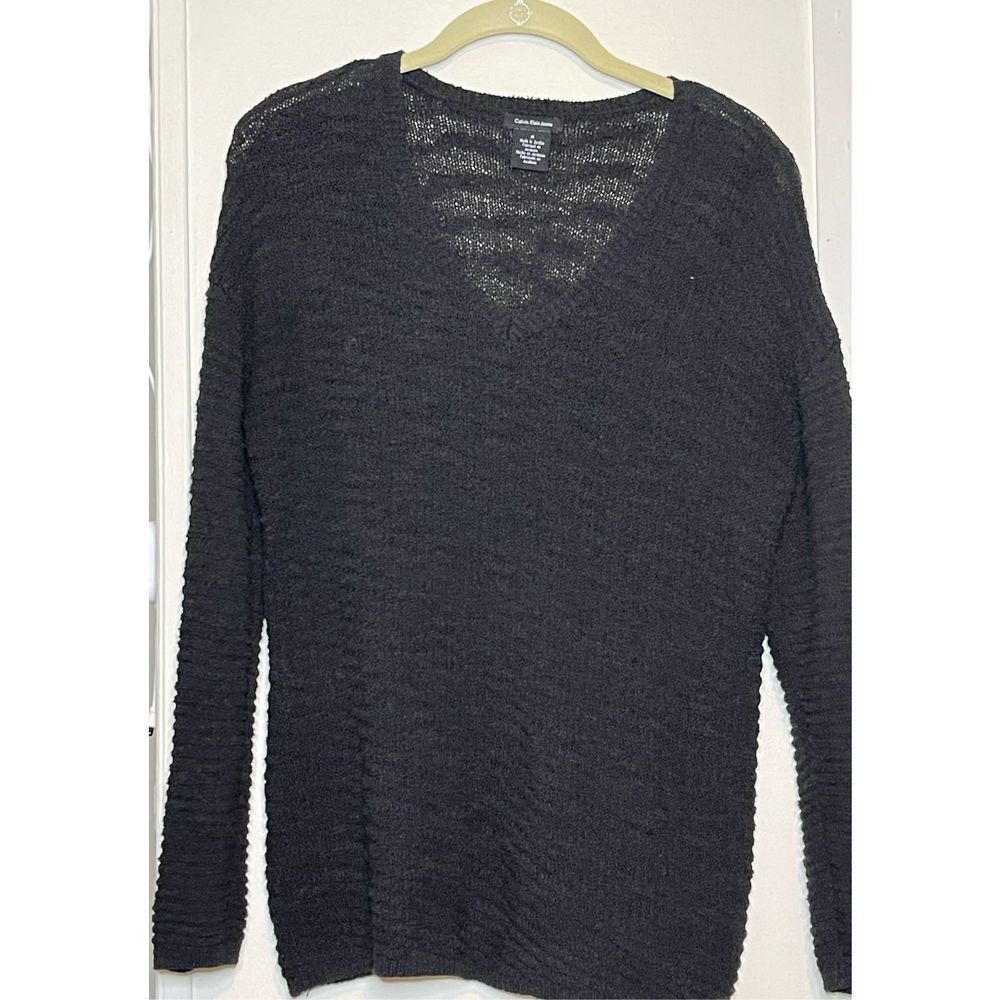 Calvin Klein Jeans Black Sweater Seize Medium EUC